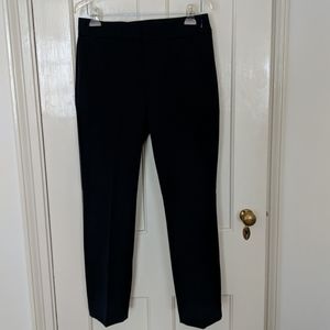 Navy J Crew Remi pant in bi-stretch cotton